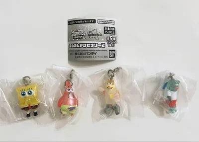 スポンジ・ボブ めじるしアクセサリー2 4種セット セミコンプリート
