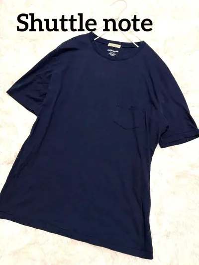 Shuttle noteシャトルノートネイビー半袖Tシャツ XXLビッグサイズ