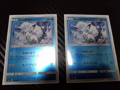 ポケモンカード アローラロコン 2枚セット