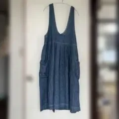 grinデニム ジャンパースカート ワンピース