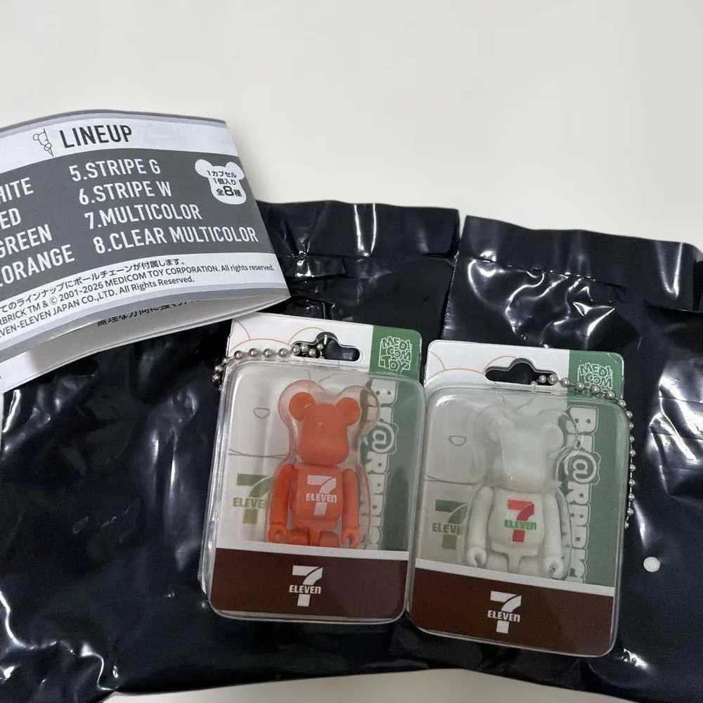 BE@RBRICK Package Charm セブン-イレブン オレンジ