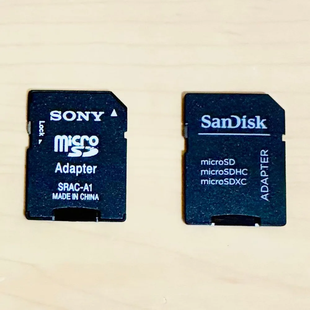 microSD 変換アダプター SONY SanDisk 2点セット