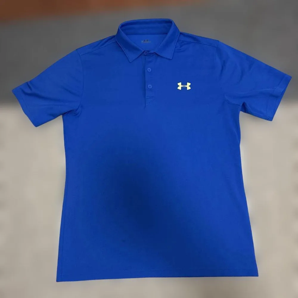 UNDER ARMOUR ポロシャツ ブルー XL