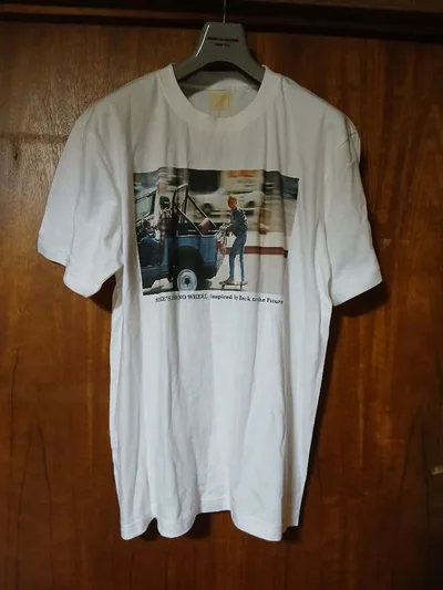 SNAKE'S PORNO WHEEL Tシャツ ホワイト L