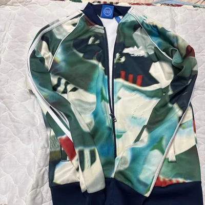 adidas Originals 総柄 トラックジャケット