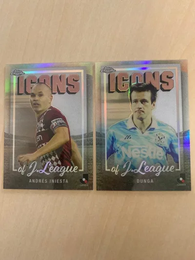 Topps Chrome Jリーグ ICONS カード 2枚セット