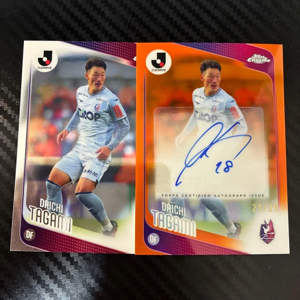 Topps J.LEAGUE ファジアーノ岡山 田上大地 直筆サイン 25 シリ