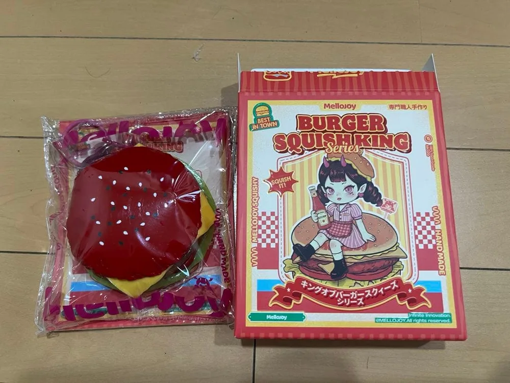 Mellojoy バーガー スクイーズ キングオブバーガ レッドクインバーガー