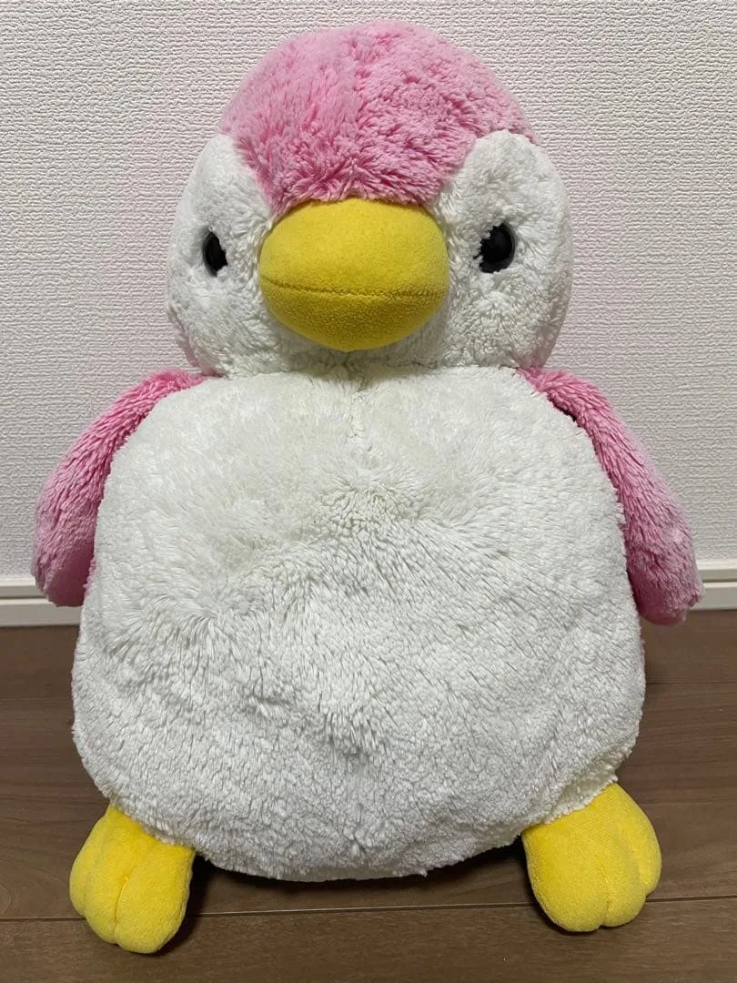 AURORA ペンギンぬいぐるみ 大 ピンク