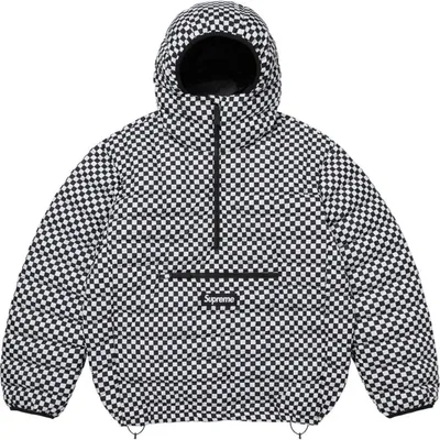 Supreme Micro Down Half Zip Hoodedプルオーバー