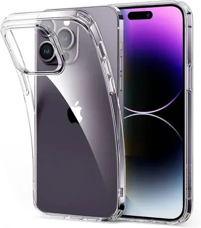 iPhone14Pro ケース薄型 柔軟 軍用規格保護 クリア