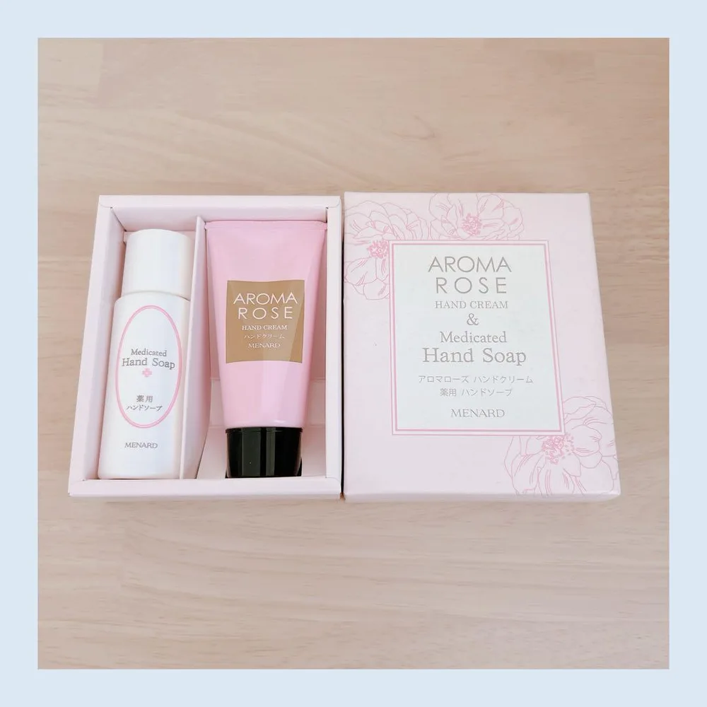 MENARD アロマローズ ハンドクリーム&薬用ハンドソープセット