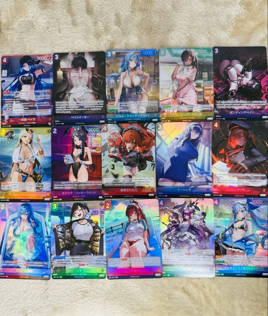 【NIKKE ニケ TCG】ニベルアリーナ SR 15枚 まとめ売り (美品)