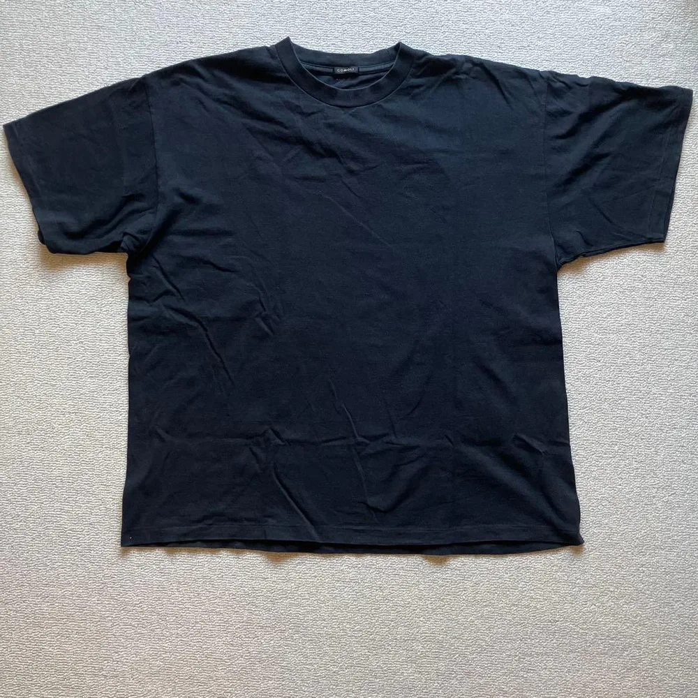 COMOLI 半袖Tシャツ ブラック サイズ3