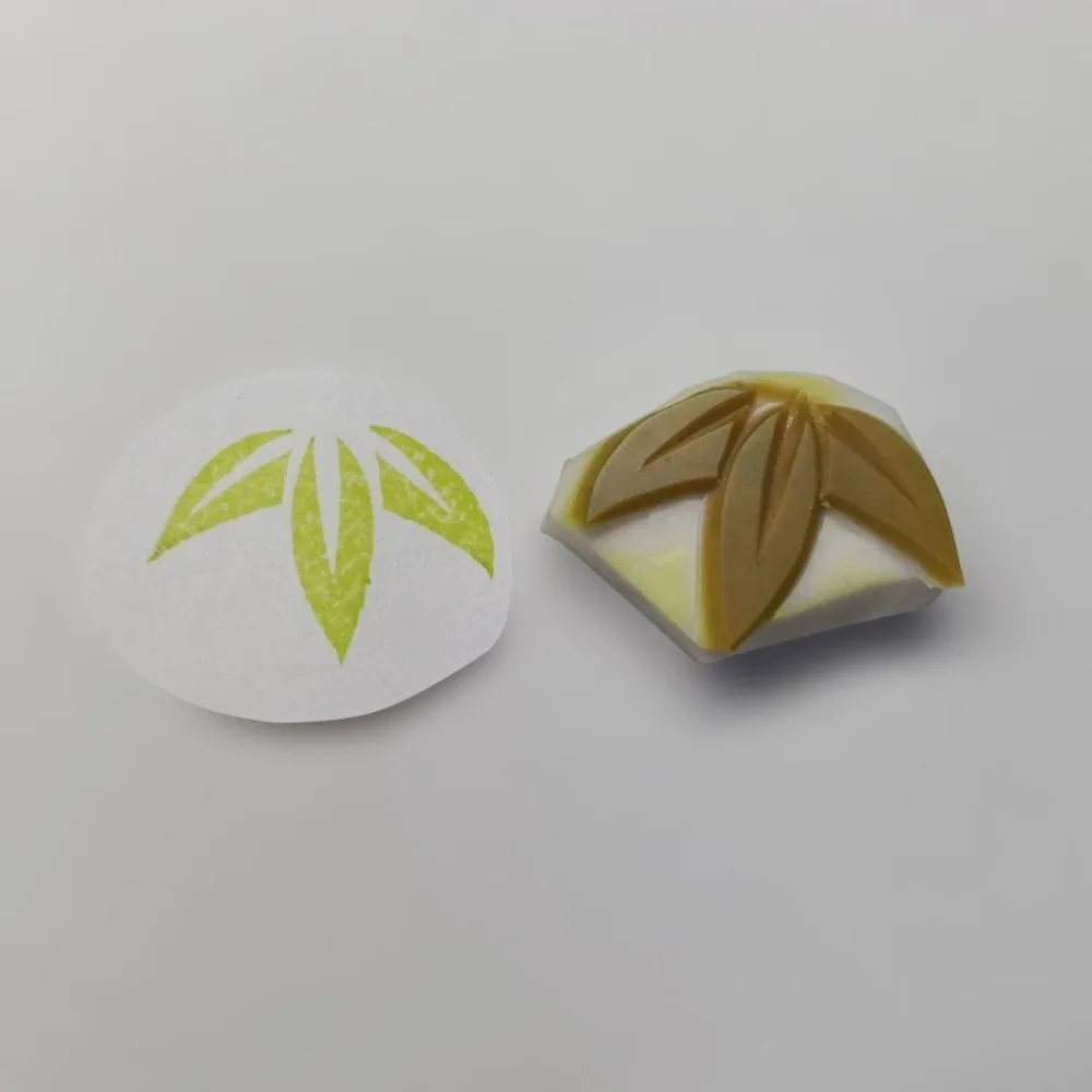 笹 葉 消しゴムはんこ ハンドメイド スタンプ 年賀状 2027