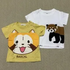 無印良品 他 Tシャツ 2枚セット 80cm 綿100%