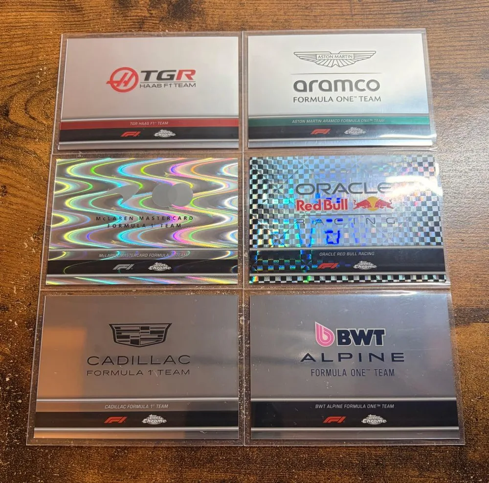F1 2026 Topps Chrome TEAMS CARD