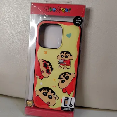 【新品】クレヨンしんちゃん iPhone16Pro ケース カード収納付