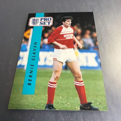 Bernie Slaven 1990 Pro Set ミドルズブラ イングランド