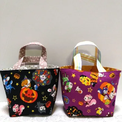 ミニトートバッグ♡ミニ布バスケット♡ハロウィン② はいから横町