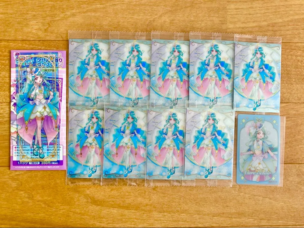 名探偵プリキュア トレーディングしおり クリアカードウエハース キュアエクレール