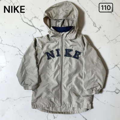 NIKE ナイキ キッズ 110 フード付き ナイロンジャケット パーカー