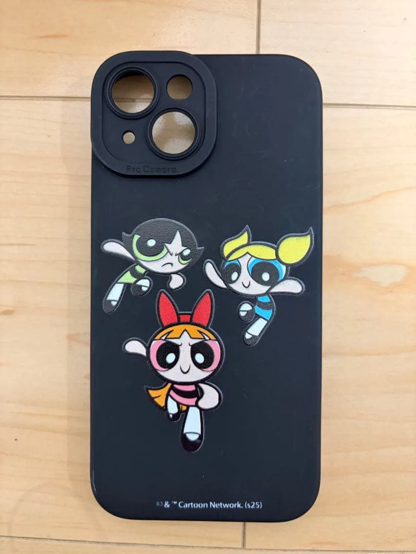 パワーパフガールズ iPhoneケース ブラック