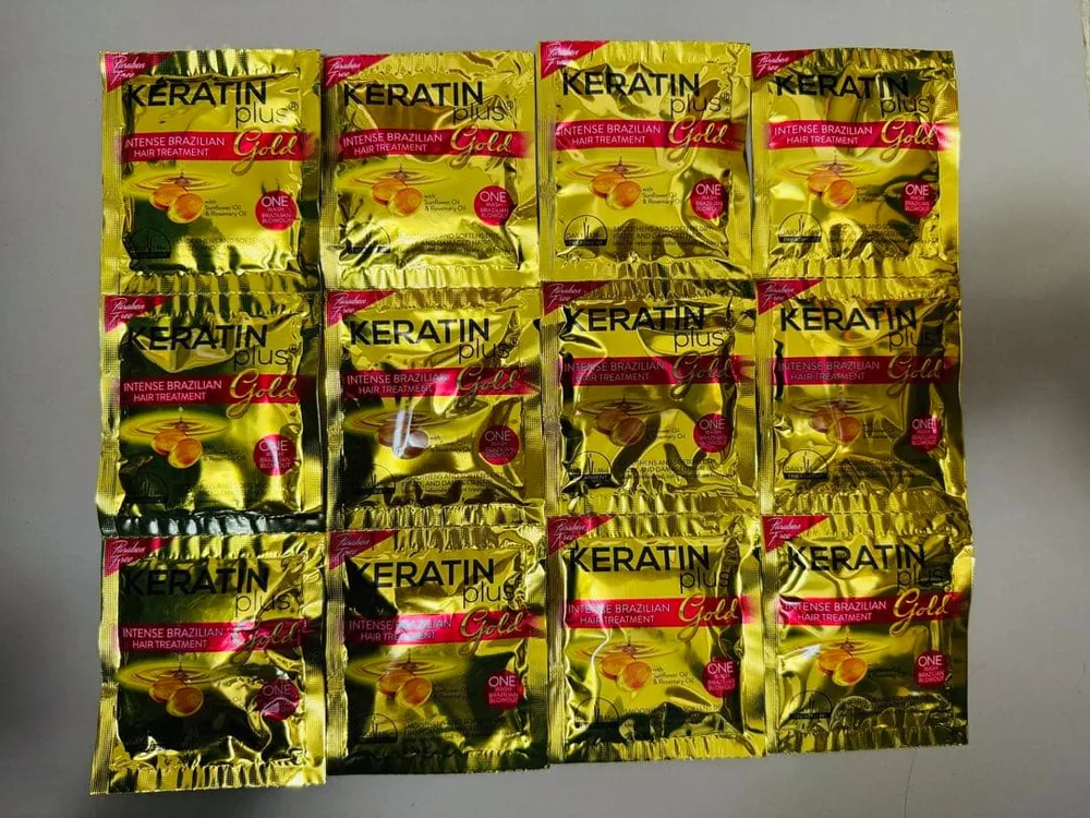 Keratin Plus Gold hair treatment x 12
