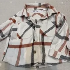 ZARA キッズ チェック柄 シャツ 80cm 9-12ヶ月