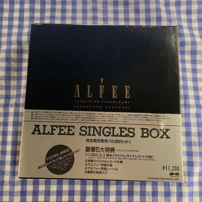 ALFEE SINGLES BOX สเปคแผ่นเสียงคริสตัล