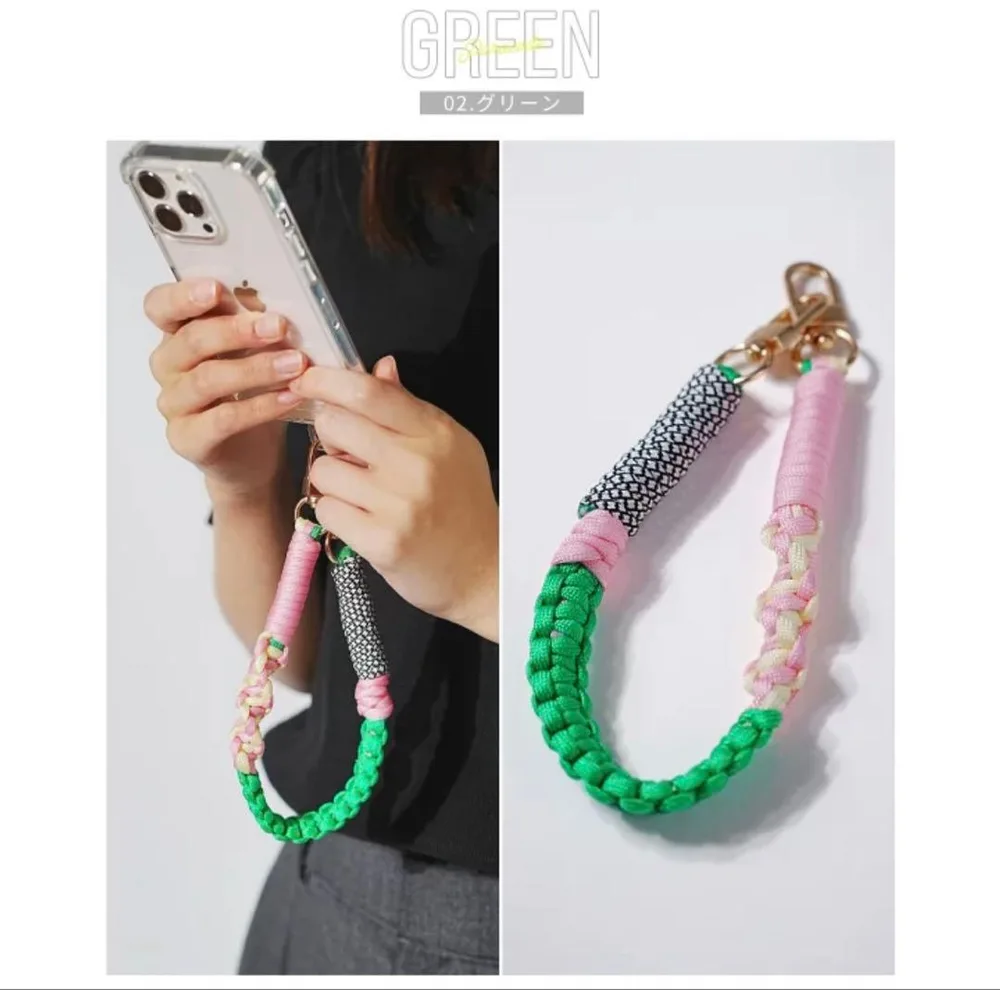 スマホストラップ 手首かけ かわいい パラコード ハンドストラップ