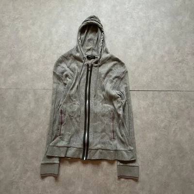 archive grunge Parka y2k gray