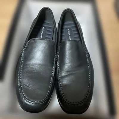 ROCKPORT メンズ ローファー ブラック