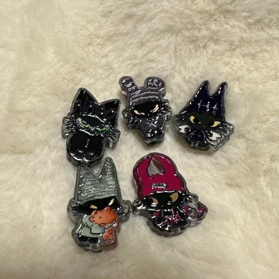 アクリルビーズ5個