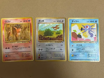 ポケモンカード ポケカ 旧裏 拡張シート ロコン ポッポ タッツー