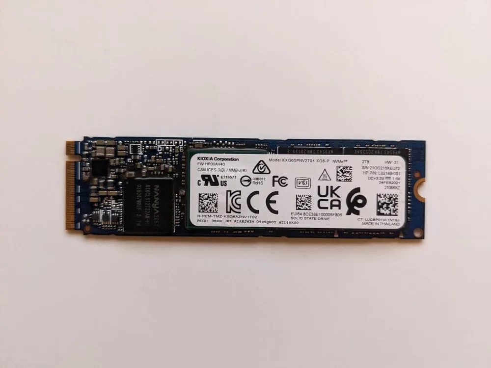 KIOXIA SSD 2TB M.2 NVMe