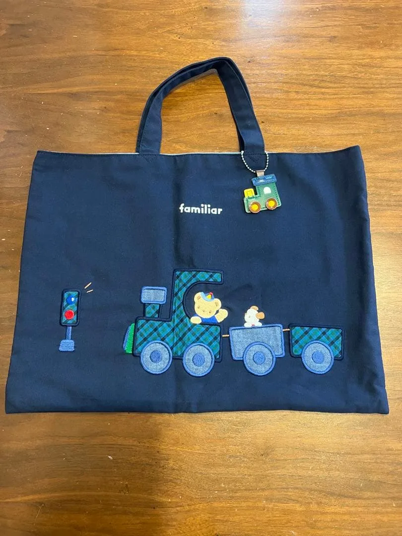 ファミリア レッスンバッグ 汽車