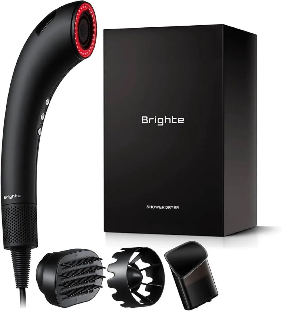 Brighte SHOWER DRYER 本体 ブラック