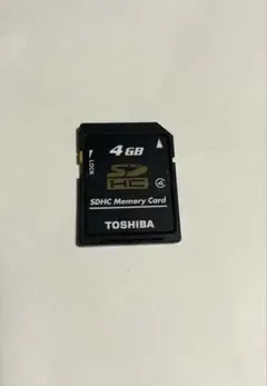 TOSHIBA SDHCメモリーカード 4GB
