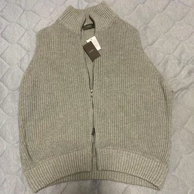 CLEL ニットベスト グレー
