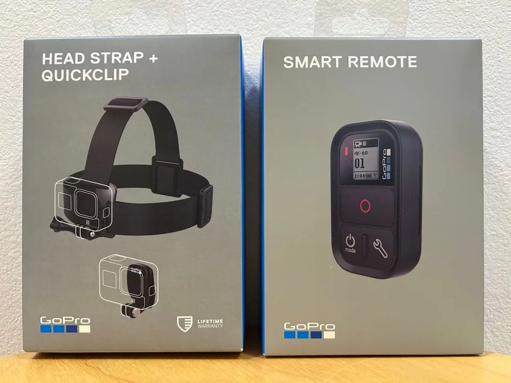 ⭐︎新品 ゴープロ GoPro スマートリモート ヘッドストラップ&クリップ 2点