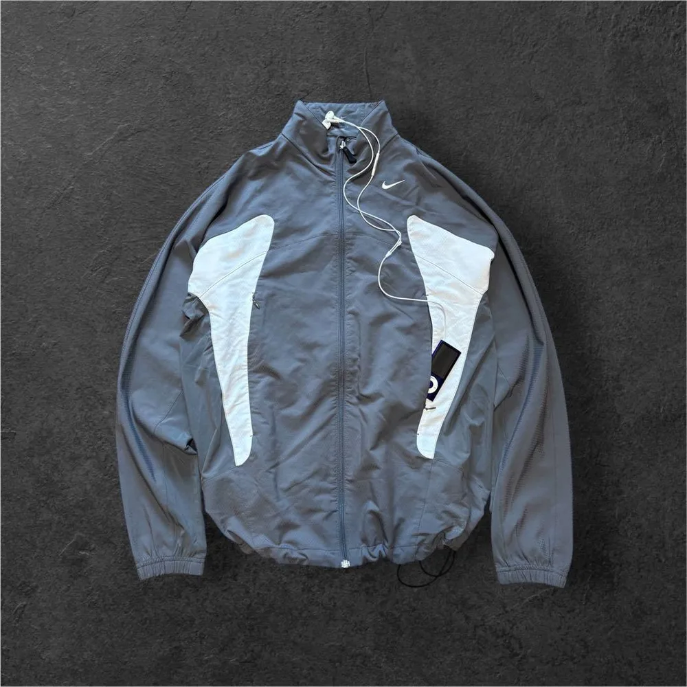 Old NIKE ナイキ テック系 トラックジャケット グレー