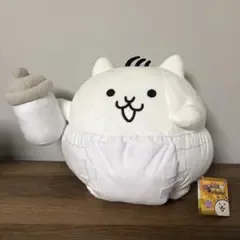新品タグ付き にゃんこ大戦争 BIGぬいぐるみ ねこベビー