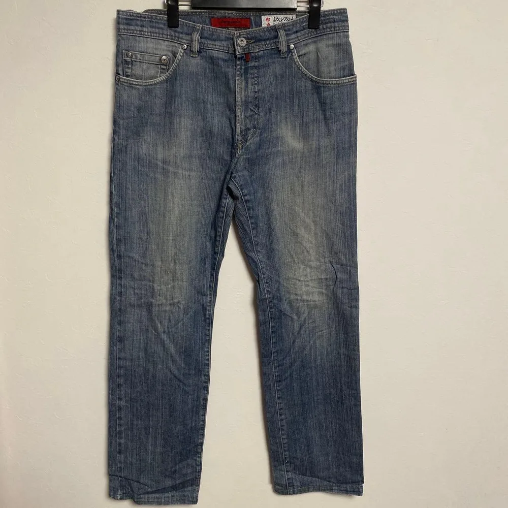 pierre cardin デニムパンツ ブルー 34/34