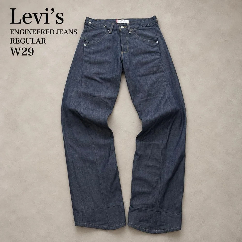 00s初期 Levi’s エンジニアード レギュラー 日本製 W29立体裁断美品