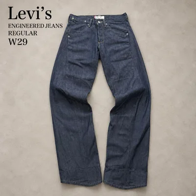 00s初期 Levi’s エンジニアード レギュラー 日本製 W29立体裁断美品