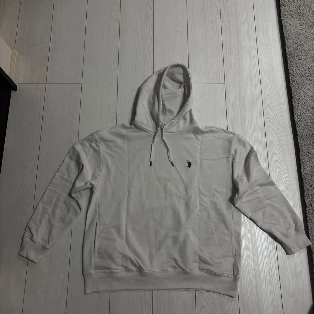 U.S. POLO ASSN. パーカー ホワイト L