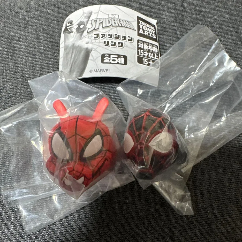 MARVEL スパイダーマン ファッションリング 2種セット