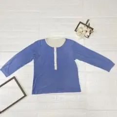 UNIQLO / ユニクロ ルームウェア 長袖トップス Sサイズ ブルー 秋冬