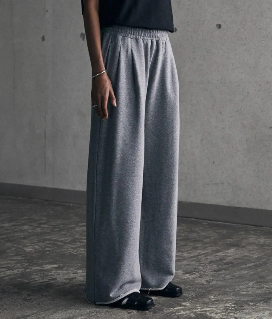 CALLNE 2tuck Sweat Slacks jentLouis